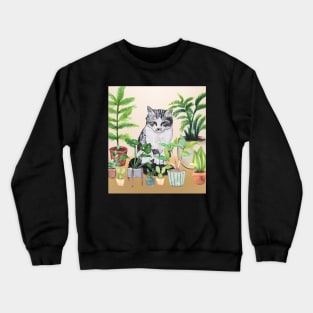 Plant CAt Crewneck Sweatshirt